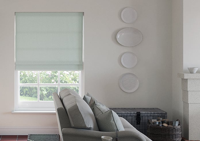 Stamford, Seafoam - Twist&Fit Roman Blind - Image 3